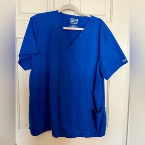 Cherokee Women's Blue Scrub Top